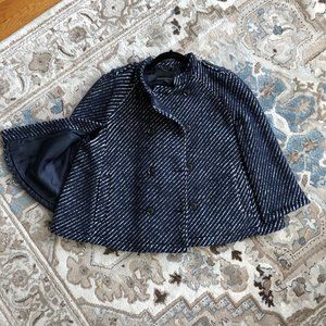 Banana Republic Blue Winter Cape